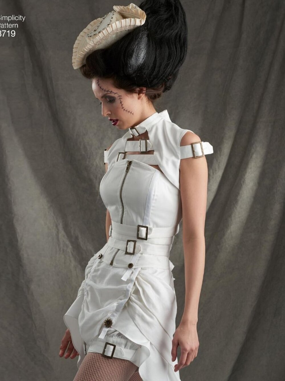 Steampunk Costume Sewing Pattern 6-14 Corset Bustle Skirt Shrug, Simplicity 8719 - Picture 3 of 7